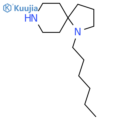 1-hexyl-1,8-diazaspiro4.5decane structure