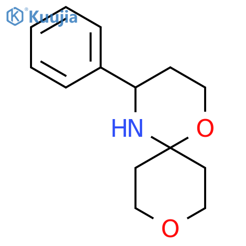 4-phenyl-1,9-dioxa-5-azaspiro5.5undecane structure