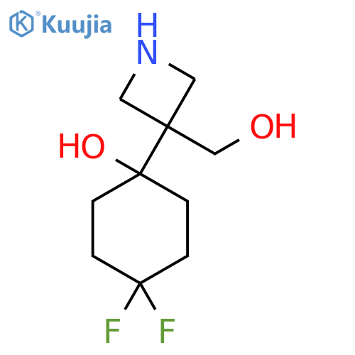 4,4-difluoro-1-3-(hydroxymethyl)azetidin-3-ylcyclohexan-1-ol structure