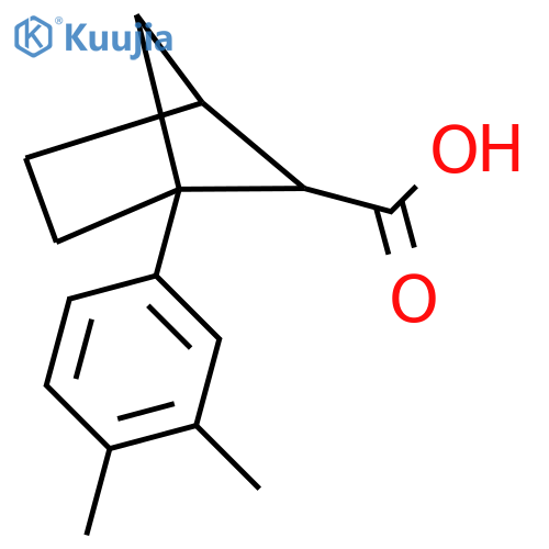 1-(3,4-dimethylphenyl)bicyclo2.1.1hexane-5-carboxylic acid structure