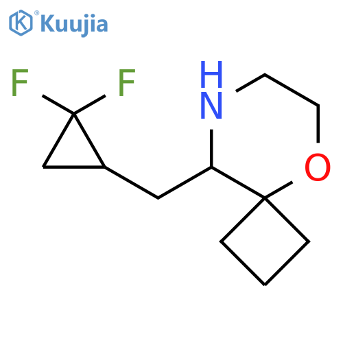 9-(2,2-difluorocyclopropyl)methyl-5-oxa-8-azaspiro3.5nonane structure
