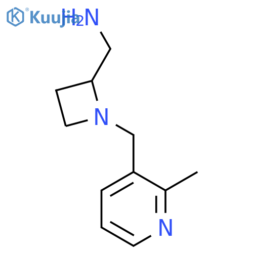 {1-(2-methylpyridin-3-yl)methylazetidin-2-yl}methanamine structure