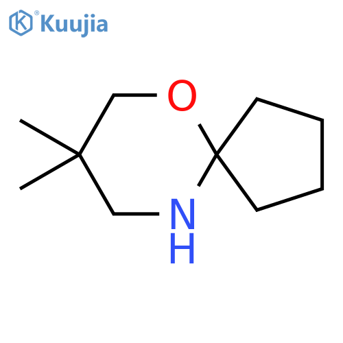 8,8-dimethyl-6-oxa-10-azaspiro4.5decane structure