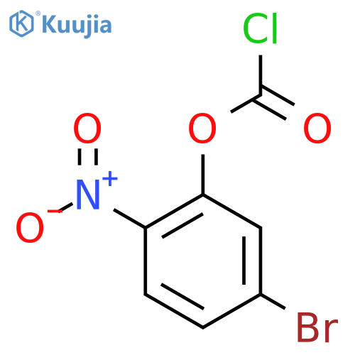 5-bromo-2-nitrophenyl chloroformate structure