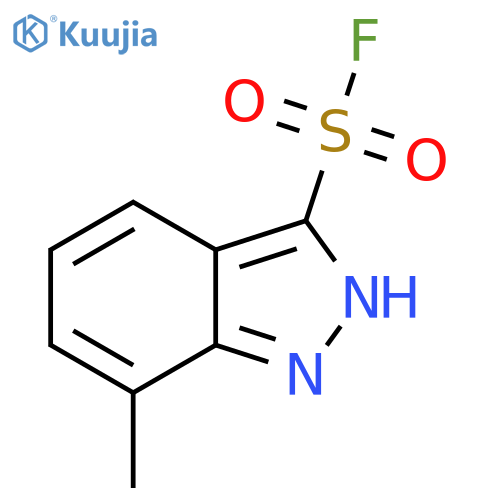 7-methyl-1H-indazole-3-sulfonyl fluoride structure