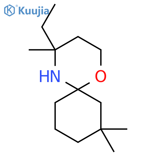4-ethyl-4,8,8-trimethyl-1-oxa-5-azaspiro5.5undecane structure