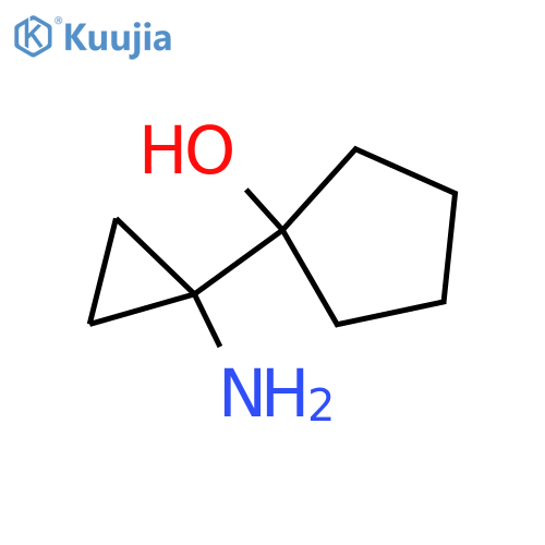 1-(1-aminocyclopropyl)cyclopentan-1-ol structure