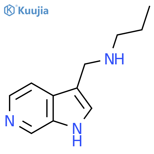 propyl({1H-pyrrolo2,3-cpyridin-3-ylmethyl})amine structure