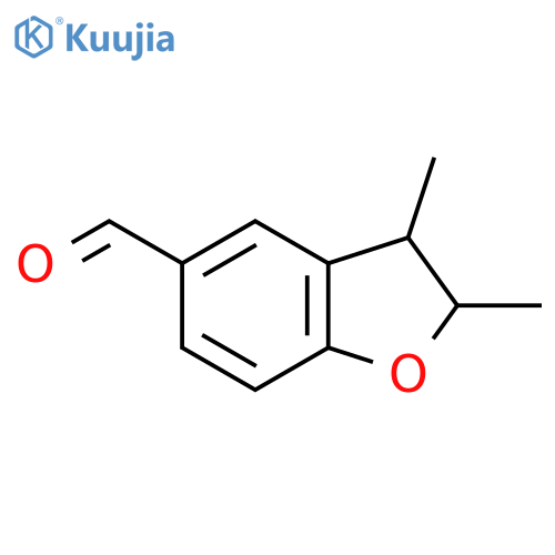 2,3-Dimethyl-2,3-dihydro-1-benzofuran-5-carbaldehyde structure