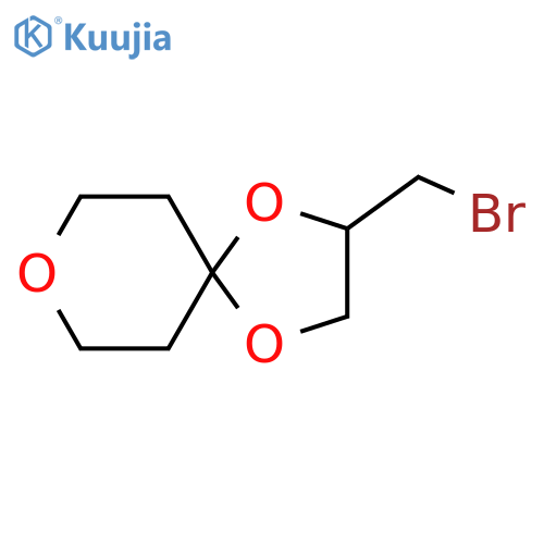 2-(bromomethyl)-1,4,8-trioxaspiro4.5decane structure