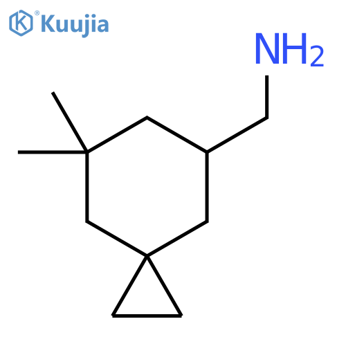 {7,7-dimethylspiro2.5octan-5-yl}methanamine structure