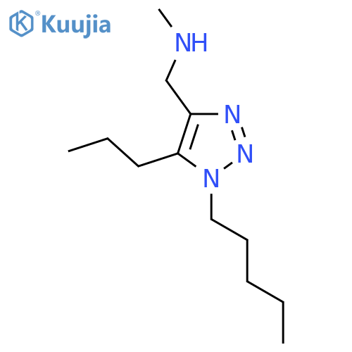 methyl(1-pentyl-5-propyl-1H-1,2,3-triazol-4-yl)methylamine structure
