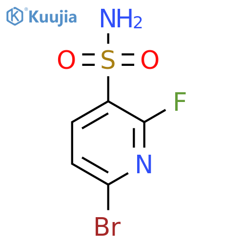 6-Bromo-2-fluoropyridine-3-sulfonamide structure