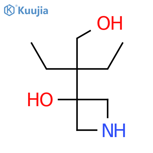 3-(2-ethyl-1-hydroxybutan-2-yl)azetidin-3-ol structure