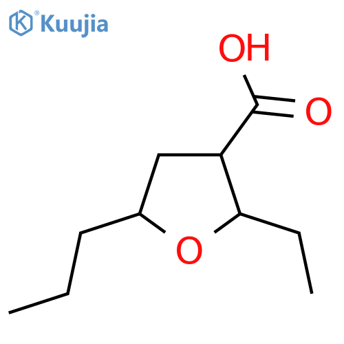 2-ethyl-5-propyloxolane-3-carboxylic acid structure