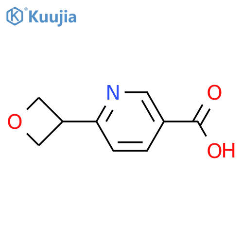 6-(oxetan-3-yl)pyridine-3-carboxylic acid structure