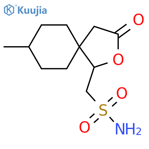 {8-methyl-3-oxo-2-oxaspiro4.5decan-1-yl}methanesulfonamide structure
