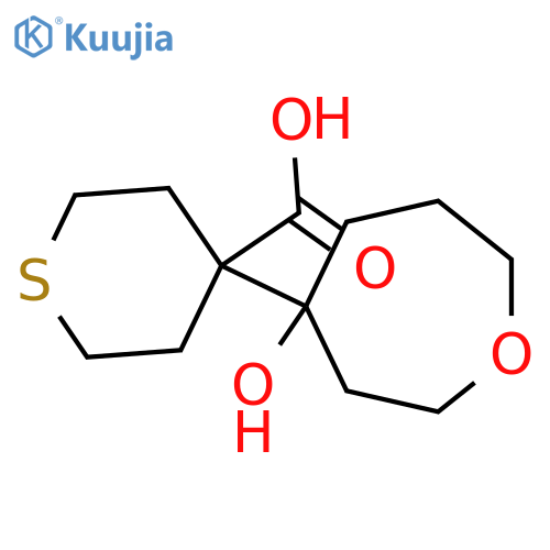 4-(4-hydroxyoxepan-4-yl)thiane-4-carboxylic acid structure