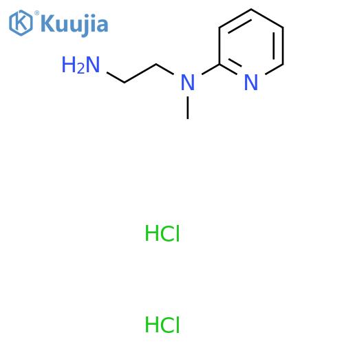 N-(2-aminoethyl)-N-methylpyridin-2-amine dihydrochloride structure