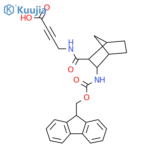 4-{3-({(9H-fluoren-9-yl)methoxycarbonyl}amino)bicyclo2.2.1heptan-2-ylformamido}but-2-ynoic acid structure