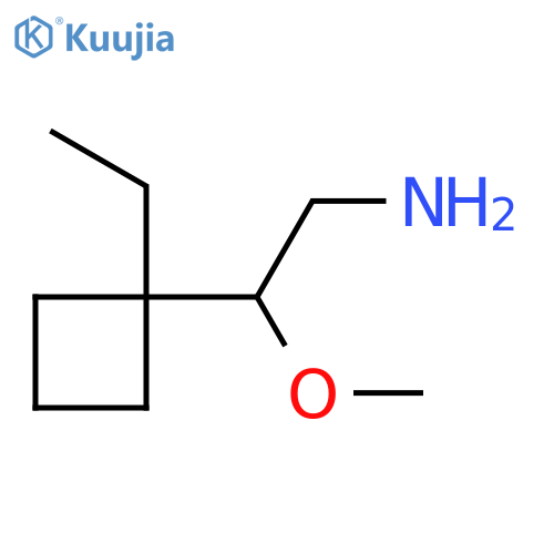 2-(1-ethylcyclobutyl)-2-methoxyethan-1-amine structure