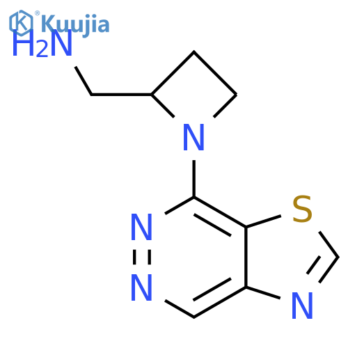 (1-{1,3thiazolo4,5-dpyridazin-7-yl}azetidin-2-yl)methanamine structure