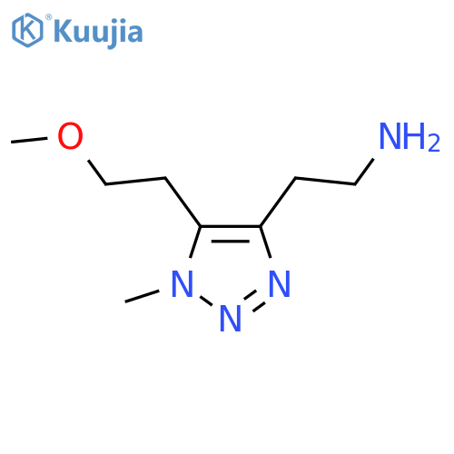 2-5-(2-methoxyethyl)-1-methyl-1H-1,2,3-triazol-4-ylethan-1-amine structure