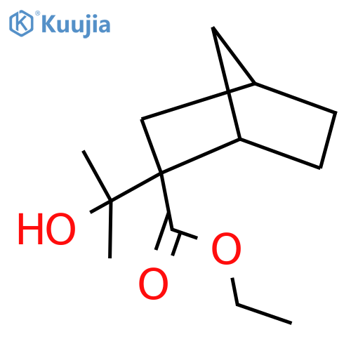 ethyl 2-(2-hydroxypropan-2-yl)bicyclo2.2.1heptane-2-carboxylate structure