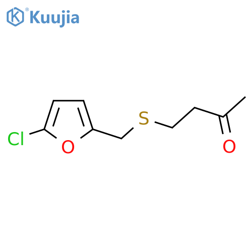 4-{(5-chlorofuran-2-yl)methylsulfanyl}butan-2-one structure