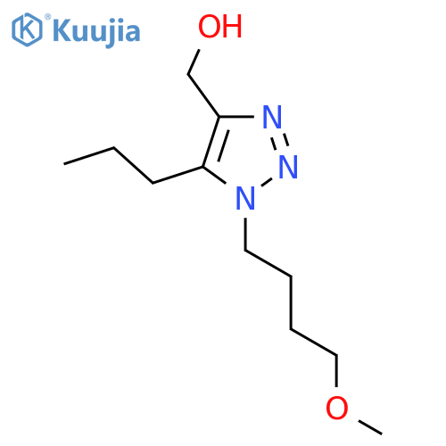 1-(4-methoxybutyl)-5-propyl-1H-1,2,3-triazol-4-ylmethanol structure