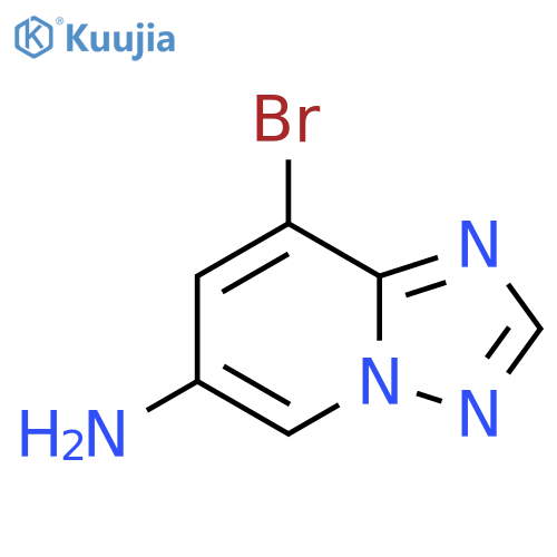 8-bromo-1,2,4triazolo1,5-apyridin-6-amine structure