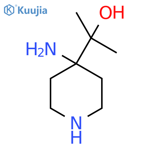 2-(4-aminopiperidin-4-yl)propan-2-ol structure