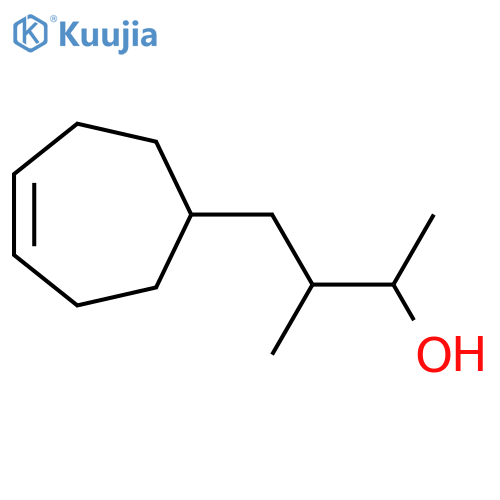 4-(cyclohept-4-en-1-yl)-3-methylbutan-2-ol structure