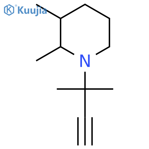 2,3-dimethyl-1-(2-methylbut-3-yn-2-yl)piperidine structure