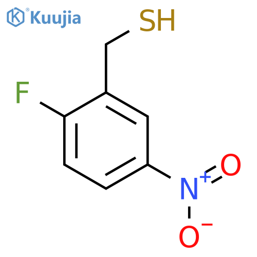 (2-fluoro-5-nitrophenyl)methanethiol structure