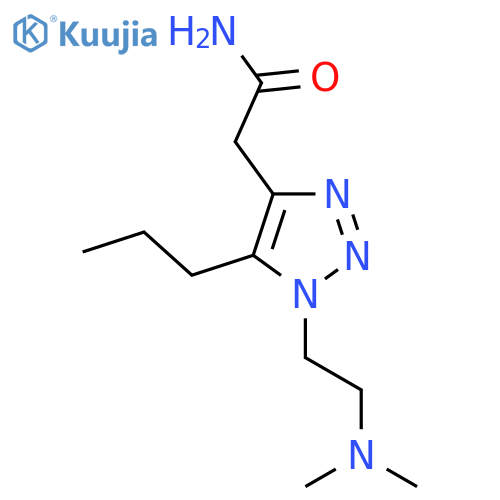 2-{1-2-(dimethylamino)ethyl-5-propyl-1H-1,2,3-triazol-4-yl}acetamide structure