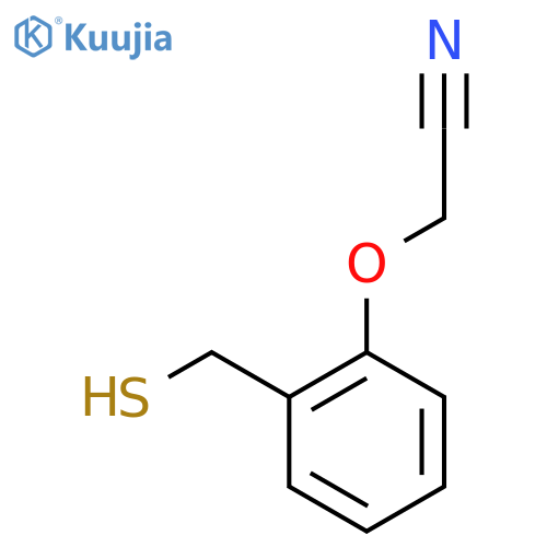 2-2-(sulfanylmethyl)phenoxyacetonitrile structure