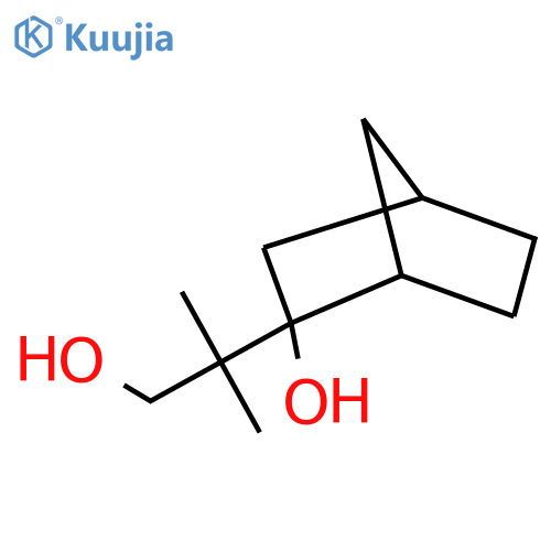2-(1-hydroxy-2-methylpropan-2-yl)bicyclo2.2.1heptan-2-ol structure