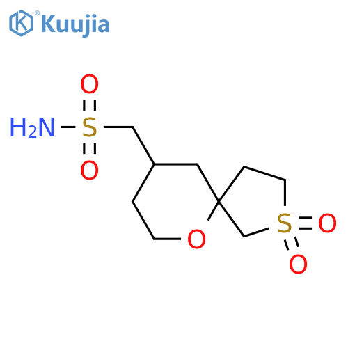 (2,2-dioxo-6-oxa-2lambda6-thiaspiro4.5decan-9-yl)methanesulfonamide structure