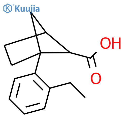 1-(2-ethylphenyl)bicyclo2.1.1hexane-5-carboxylic acid structure