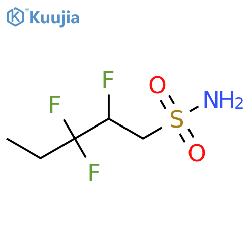 2,3,3-trifluoropentane-1-sulfonamide structure