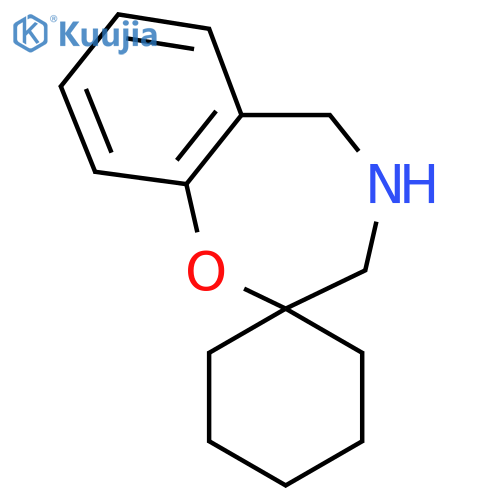 4,5-dihydro-3H-spiro1,4-benzoxazepine-2,1'-cyclohexane structure