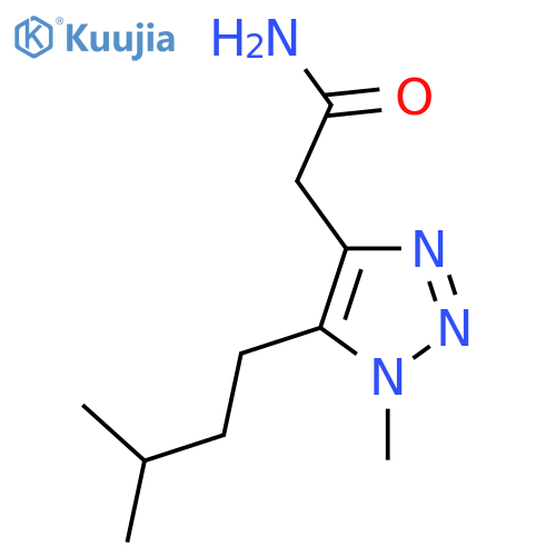 2-[1-methyl-5-(3-methylbutyl)-1H-1,2,3-triazol-4-yl]acetamide structure