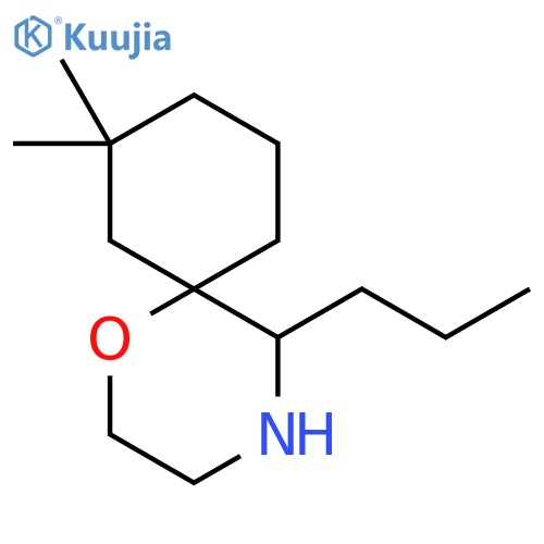 8,8-dimethyl-5-propyl-1-oxa-4-azaspiro5.5undecane structure