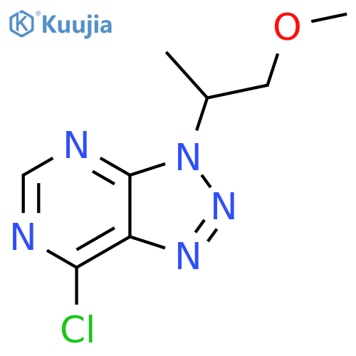 7-chloro-3-(1-methoxypropan-2-yl)-3H-1,2,3triazolo4,5-dpyrimidine structure