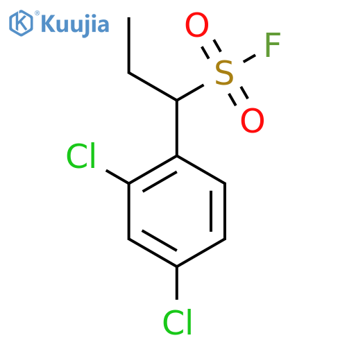 1-(2,4-dichlorophenyl)propane-1-sulfonyl fluoride structure
