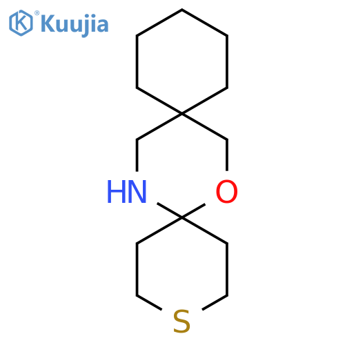 7-oxa-3-thia-16-azadispiro5.2.5^{9}.2^{6}hexadecane structure