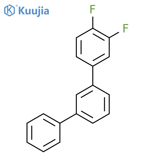 1,2-difluoro-4-(3-phenylphenyl)benzene structure