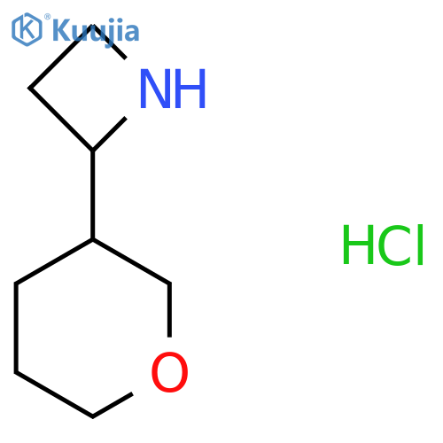 2-(oxan-3-yl)azetidine hydrochloride structure