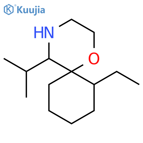 7-ethyl-5-(propan-2-yl)-1-oxa-4-azaspiro5.5undecane structure